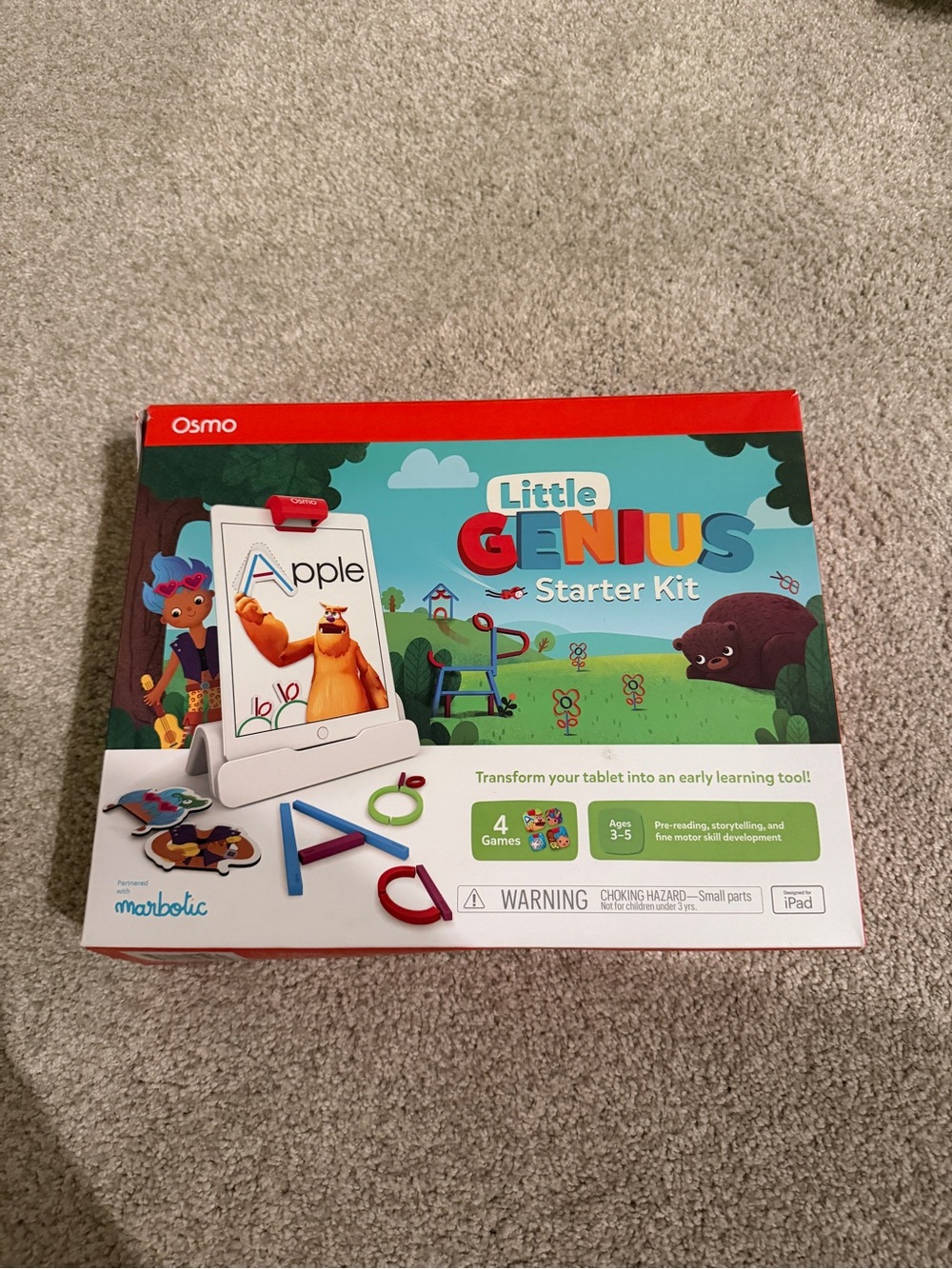 Osmo Little Genius Starter Kit - Multicolor Kids Learning Toy
